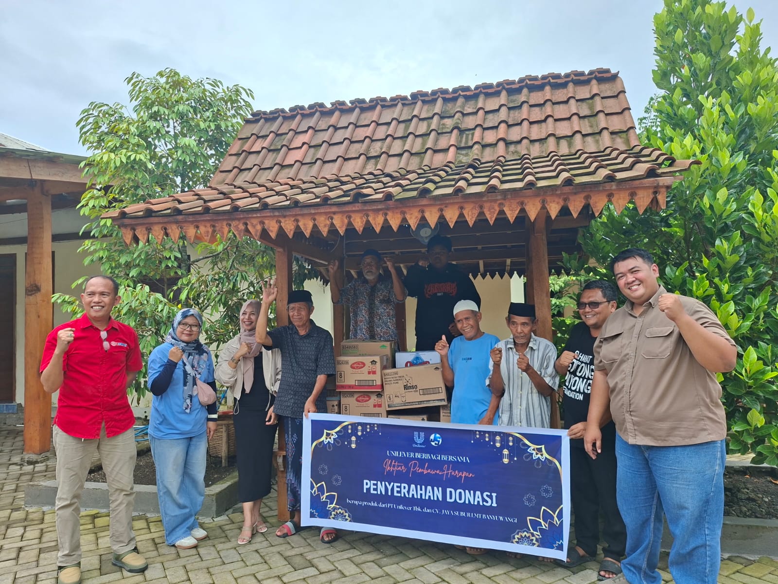 Donasi Jaya Subur dan Unilever